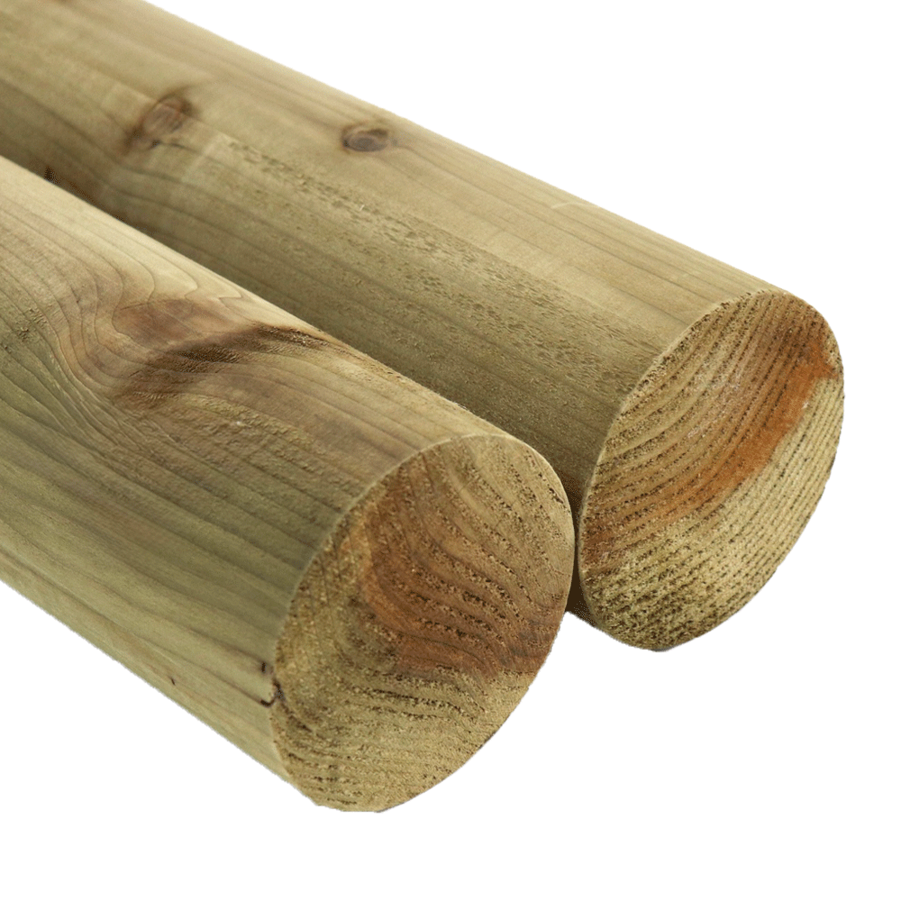 3600x80∮ 방부 원주목