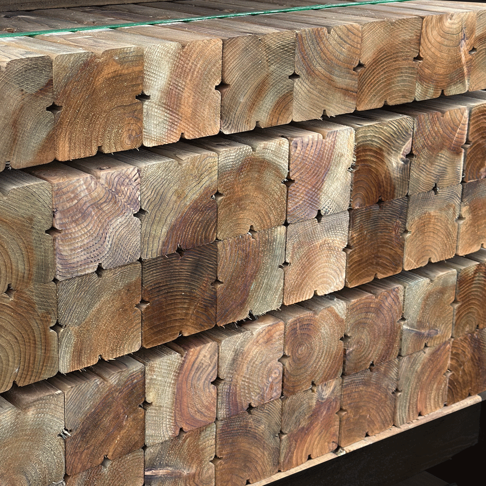 방부목 크로바 5x5