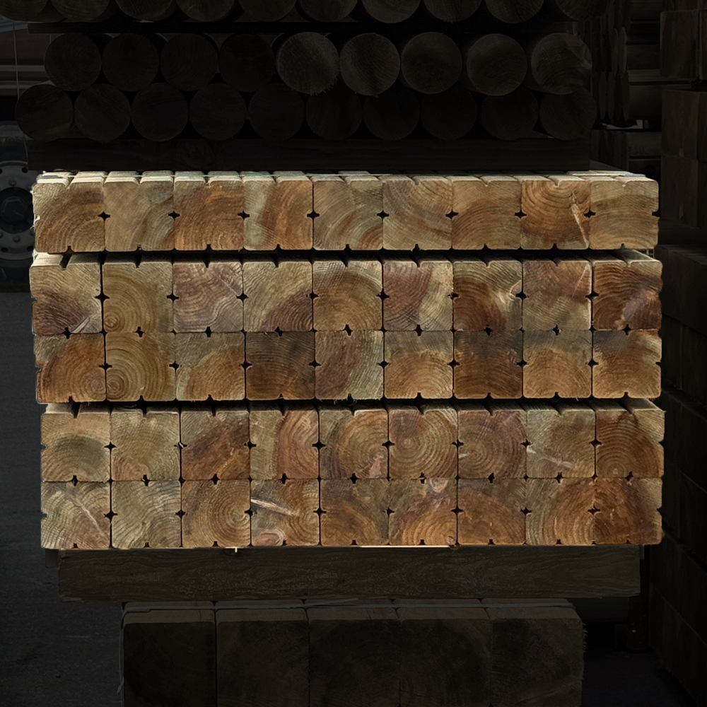 방부목 크로바 5x5