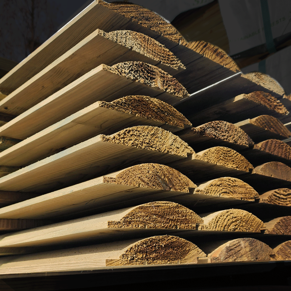 방부목 로그사이딩 2x8