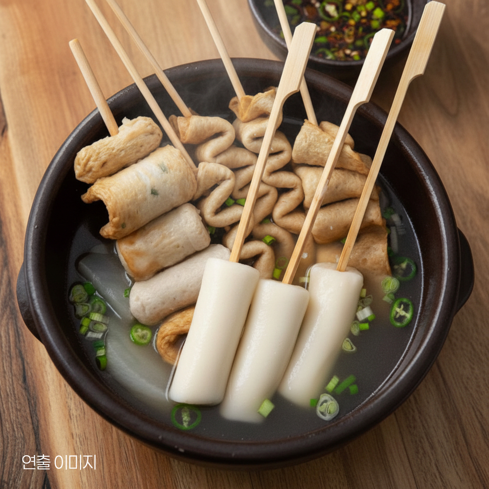 물떡꼬치 쌀떡볶이떡