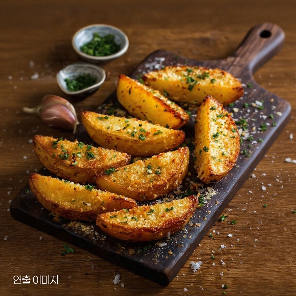 웨지 감자+치즈 웨지 감자