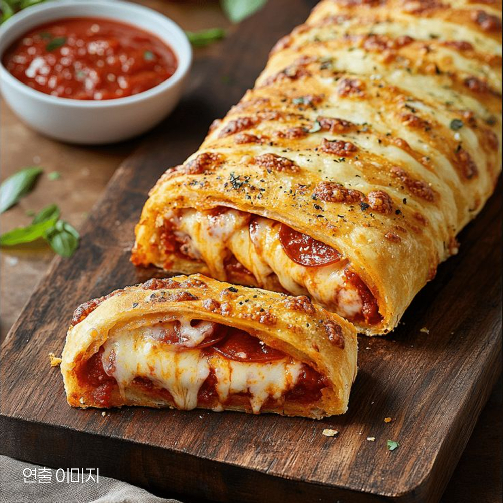 우리쌀로 만든 피자 크레페