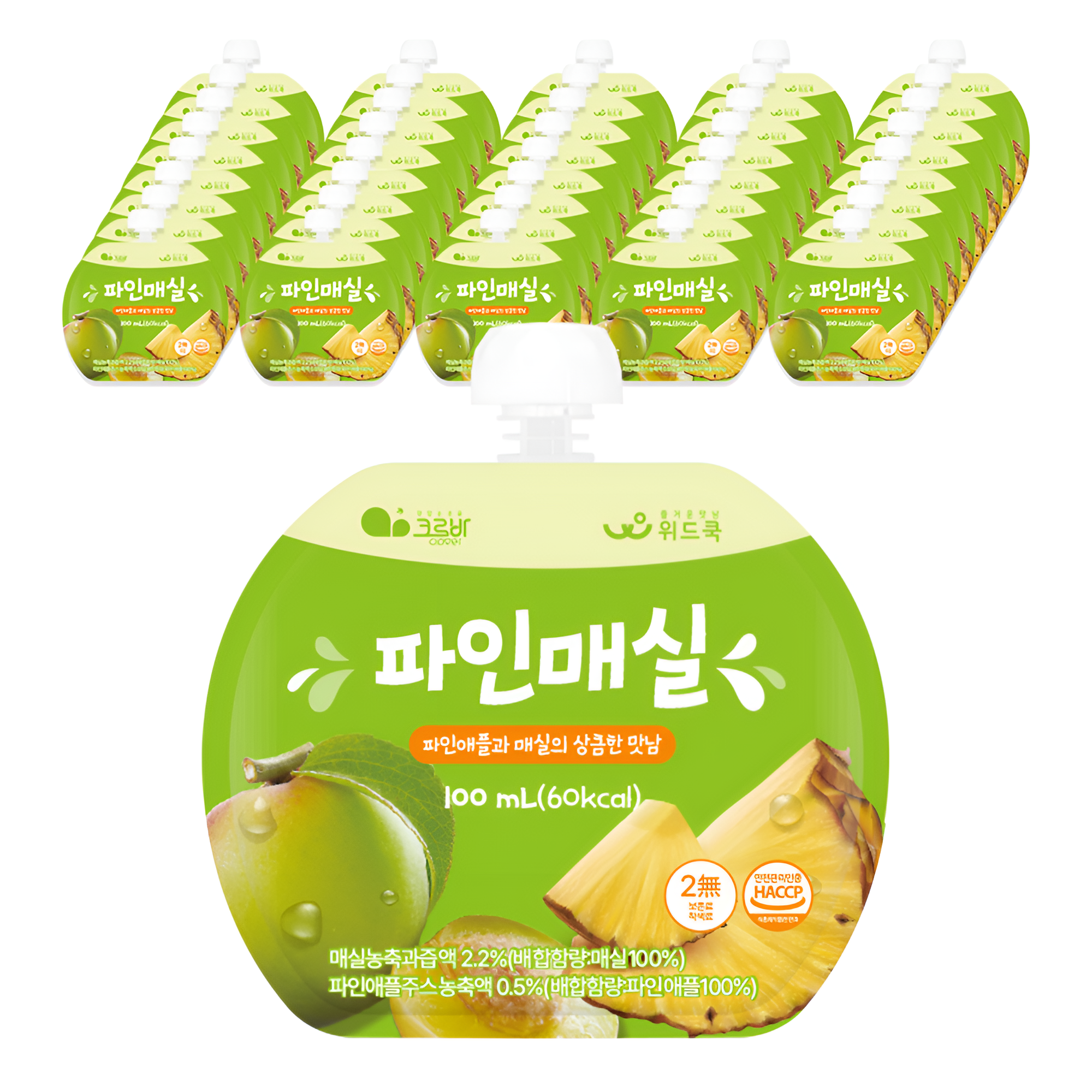 파인매실 어린이 음료 100ml x 40개