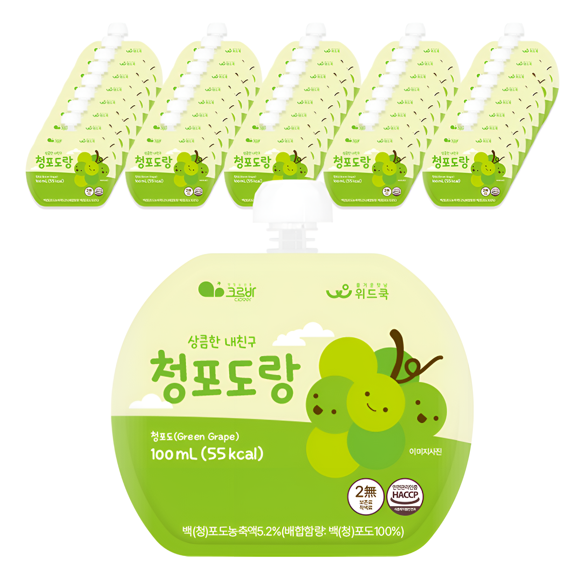 청포도랑 어린이 음료 100ml (낱개)