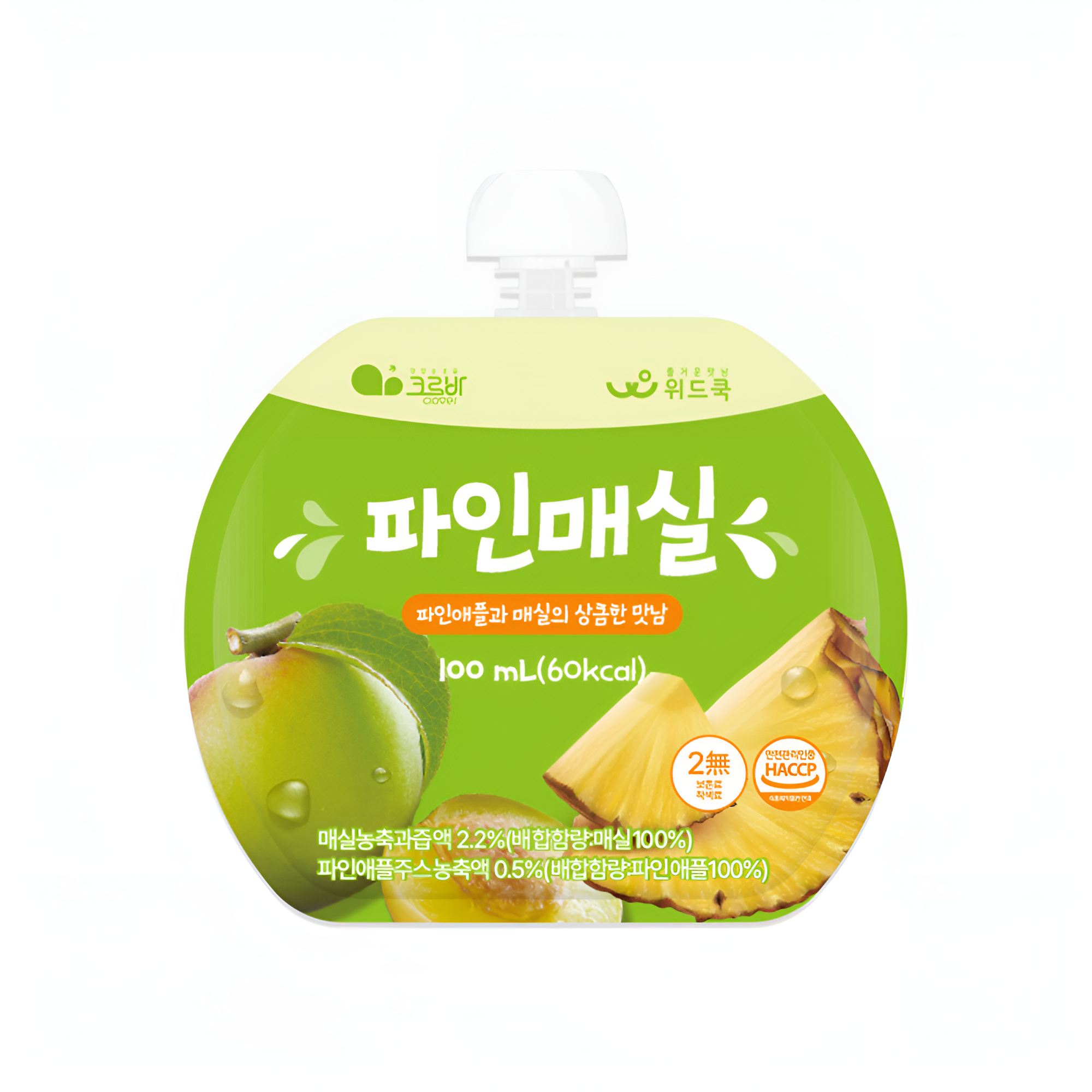 파인매실 어린이 음료주스 100ml (낱개)