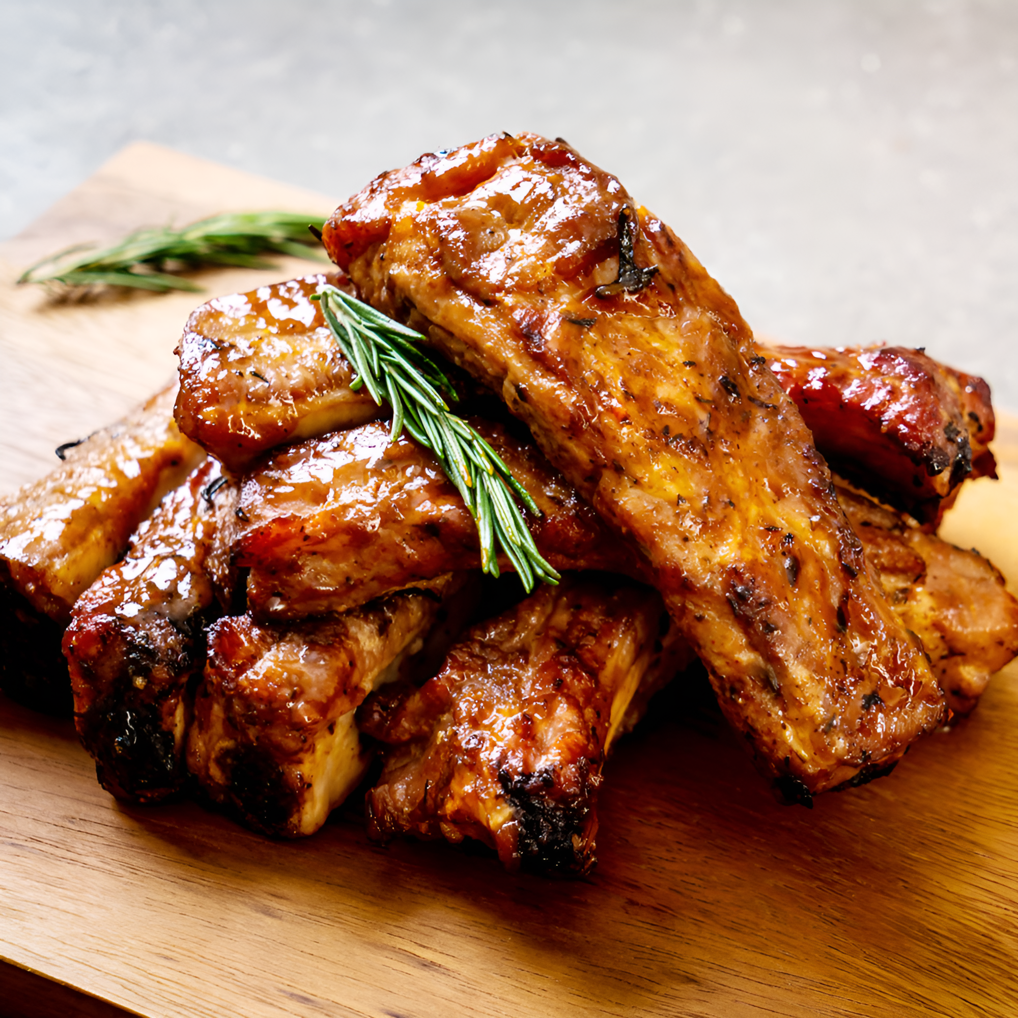 소스 듬뿍 바베큐 폭립 (수입산)