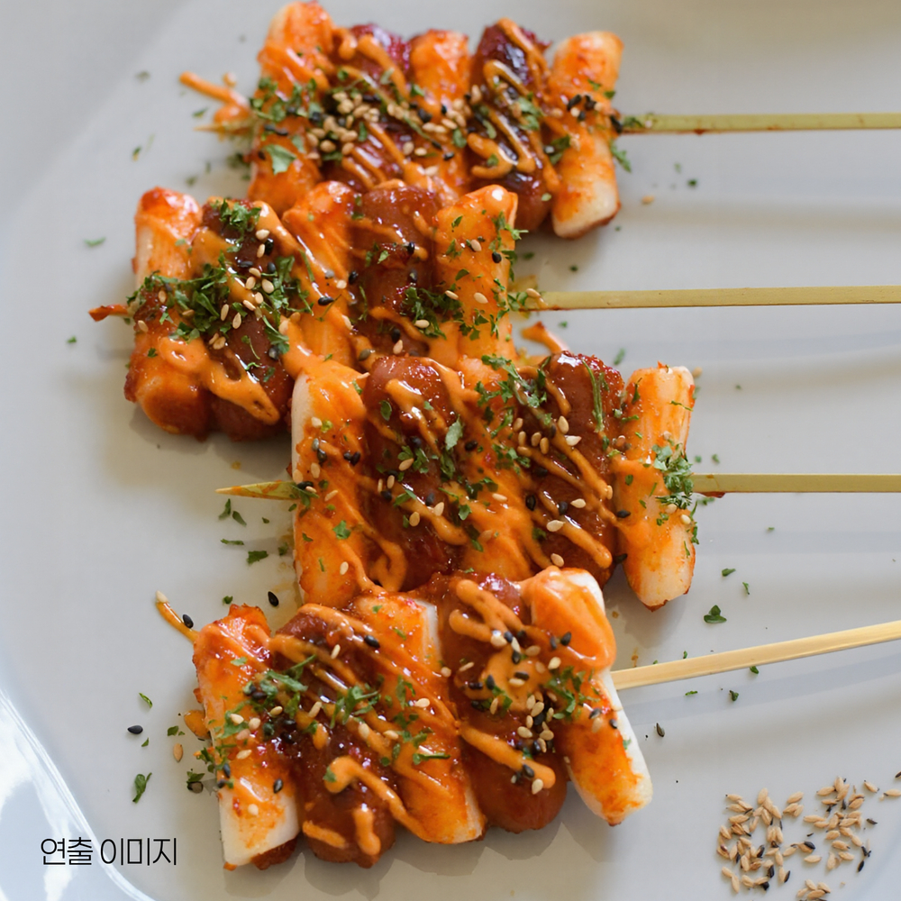 소떡소떡 800g+갈떡꼬치 650g