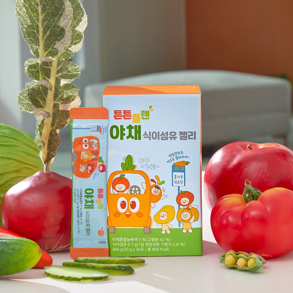 튼튼플랜 야채 식이섬유 젤리