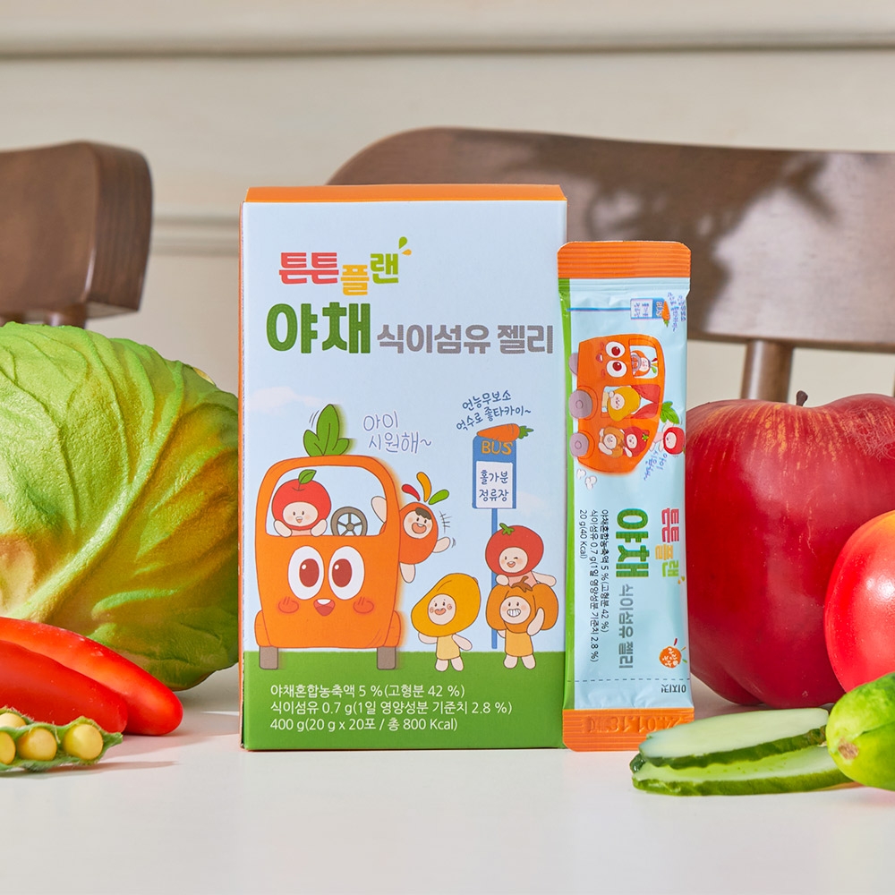 튼튼플랜 야채 식이섬유 젤리