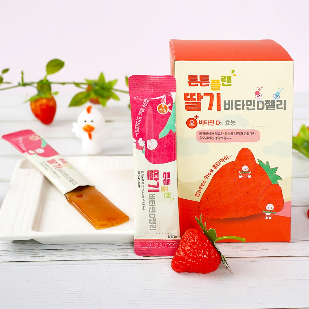 튼튼플랜 딸기 비타민D 젤리